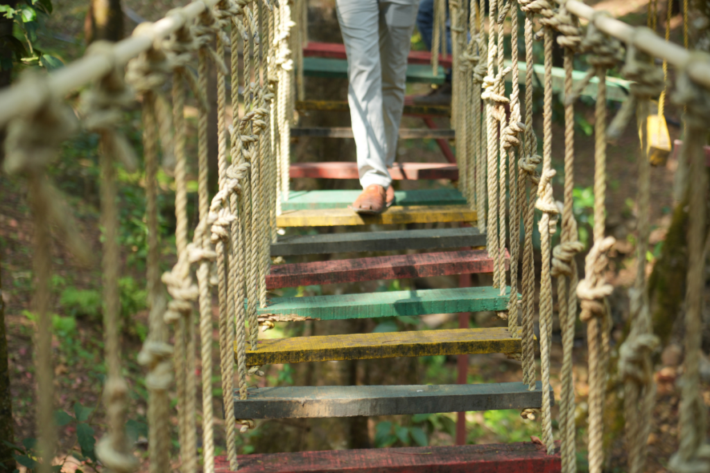 High Rope Course at Best Resort in Sakleshpur